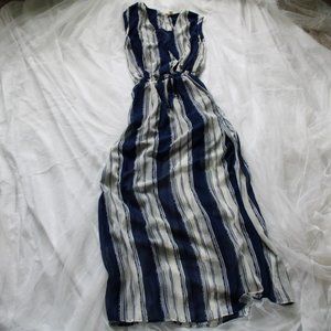 Stripe maxi sun dress